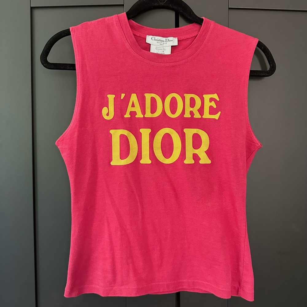 Christian Dior J’Adore Dior Vintage Tank Top